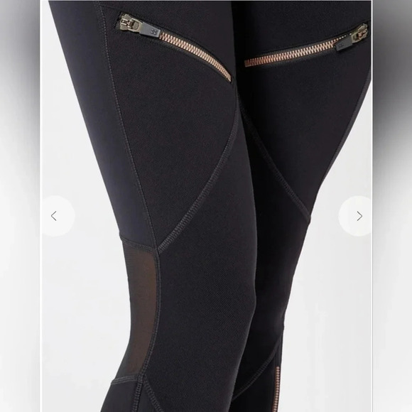 Sweaty Betty Zipped Up 7/8 Textured Leggings XSmall - Picture 3 of 15